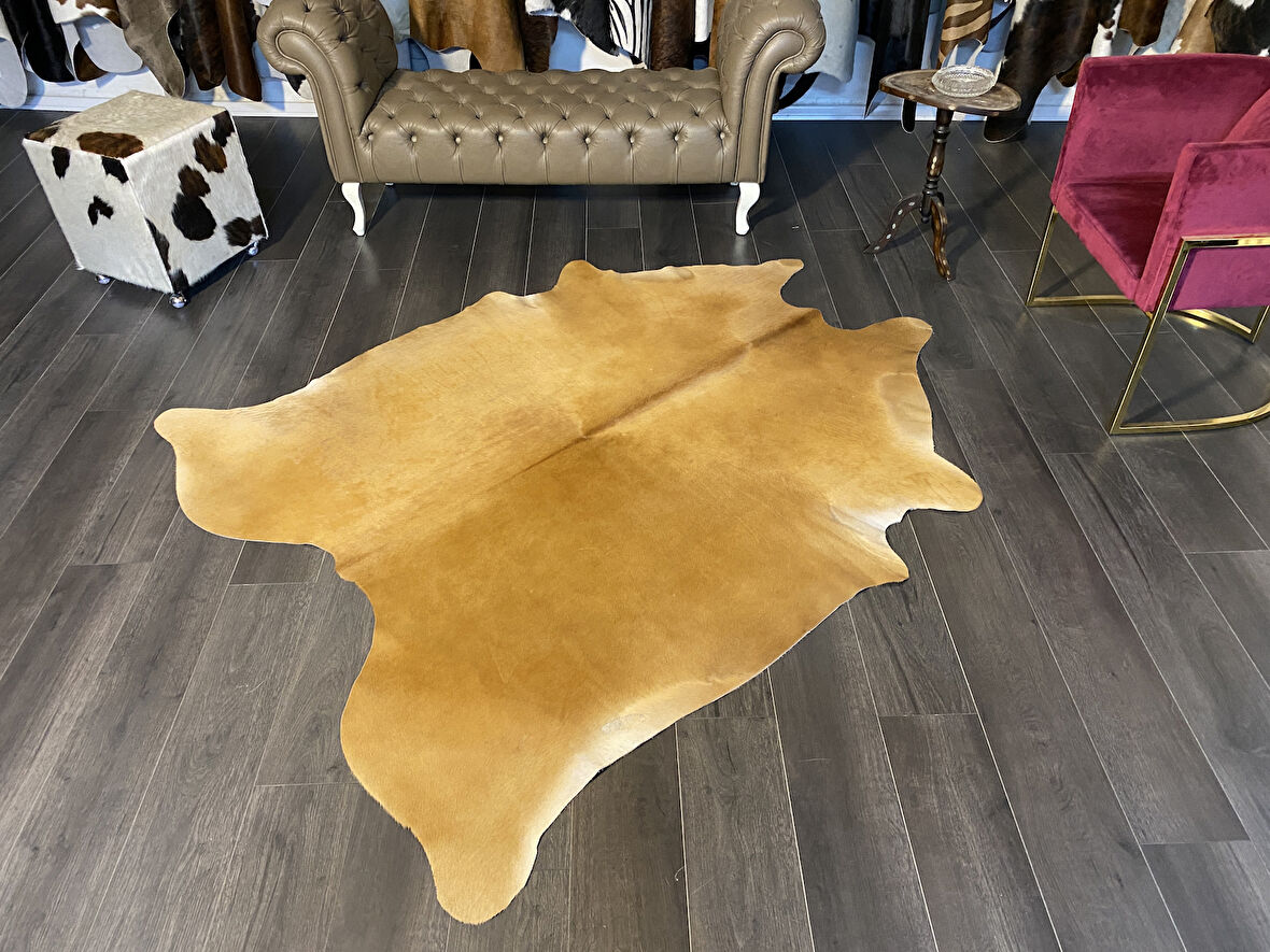 HAKİKİ DERİ DANA POSTU KAHVE 170 x 210 - 0201000036