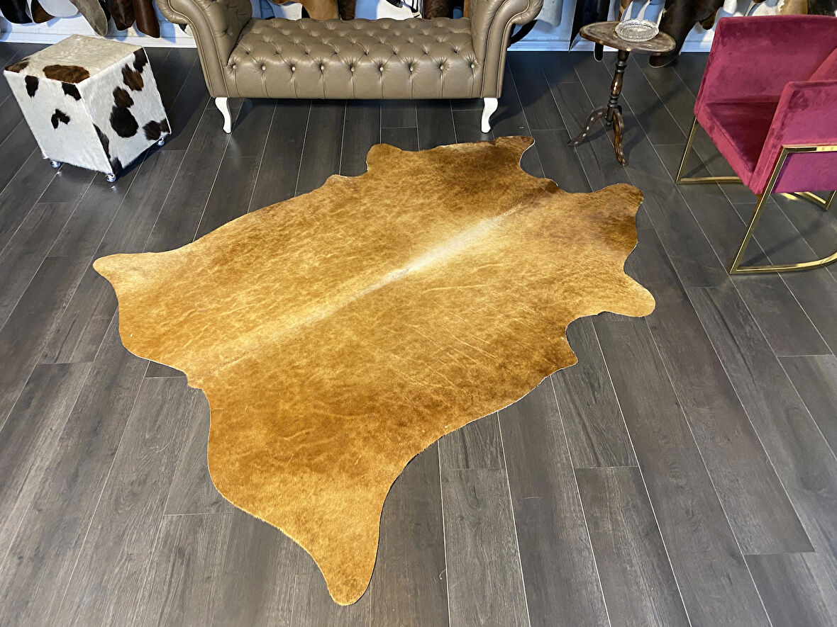 HAKİKİ DERİ DANA POSTU KAHVE 175 x 215 - 0201000048