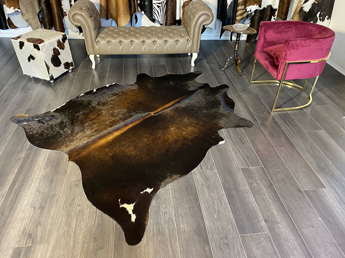 HAKİKİ DERİ DANA POSTU KAHVE 185 x 220 - 0201000092