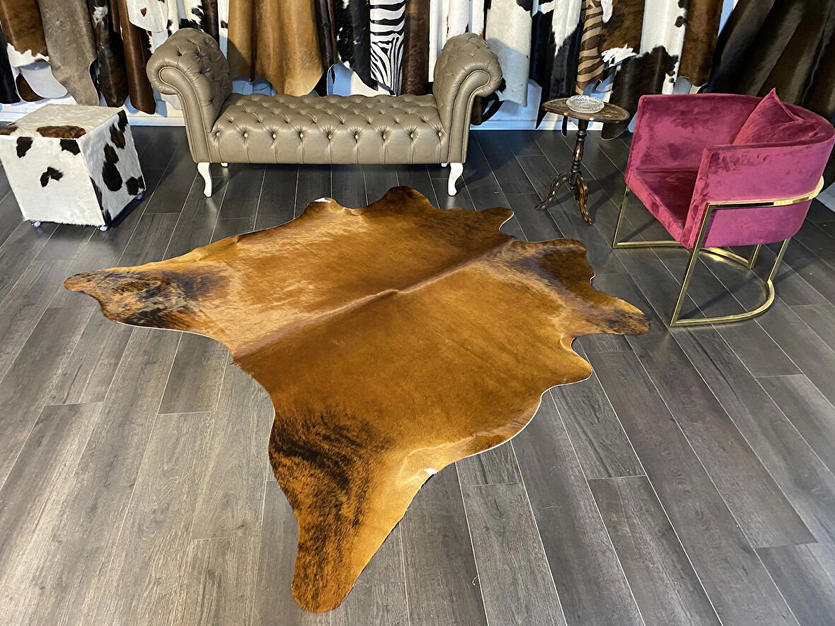 HAKİKİ DERİ DANA POSTU KAHVE 195 x 215 - 0201000168