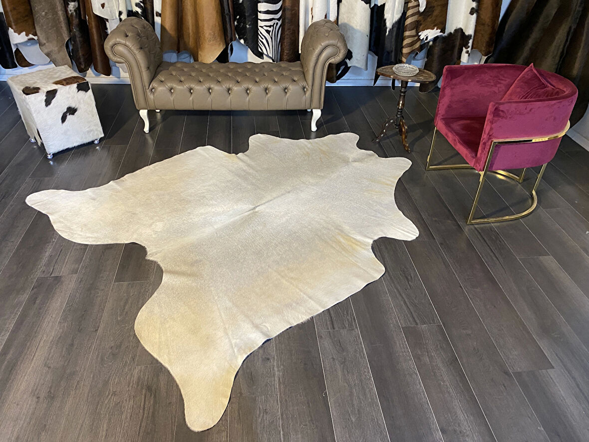 HAKİKİ DERİ DANA POSTU GRİ 200 x 230 - 0301000015