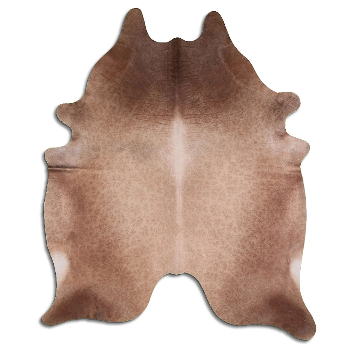 Hakiki Deri Dana Postu Düz Kahve 180 x 240 cm - 59536