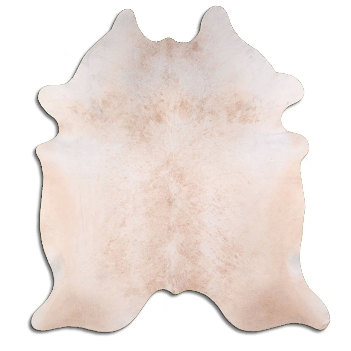 Hakiki Deri Dana Postu Düz Krem 190 x 210 cm - 64794