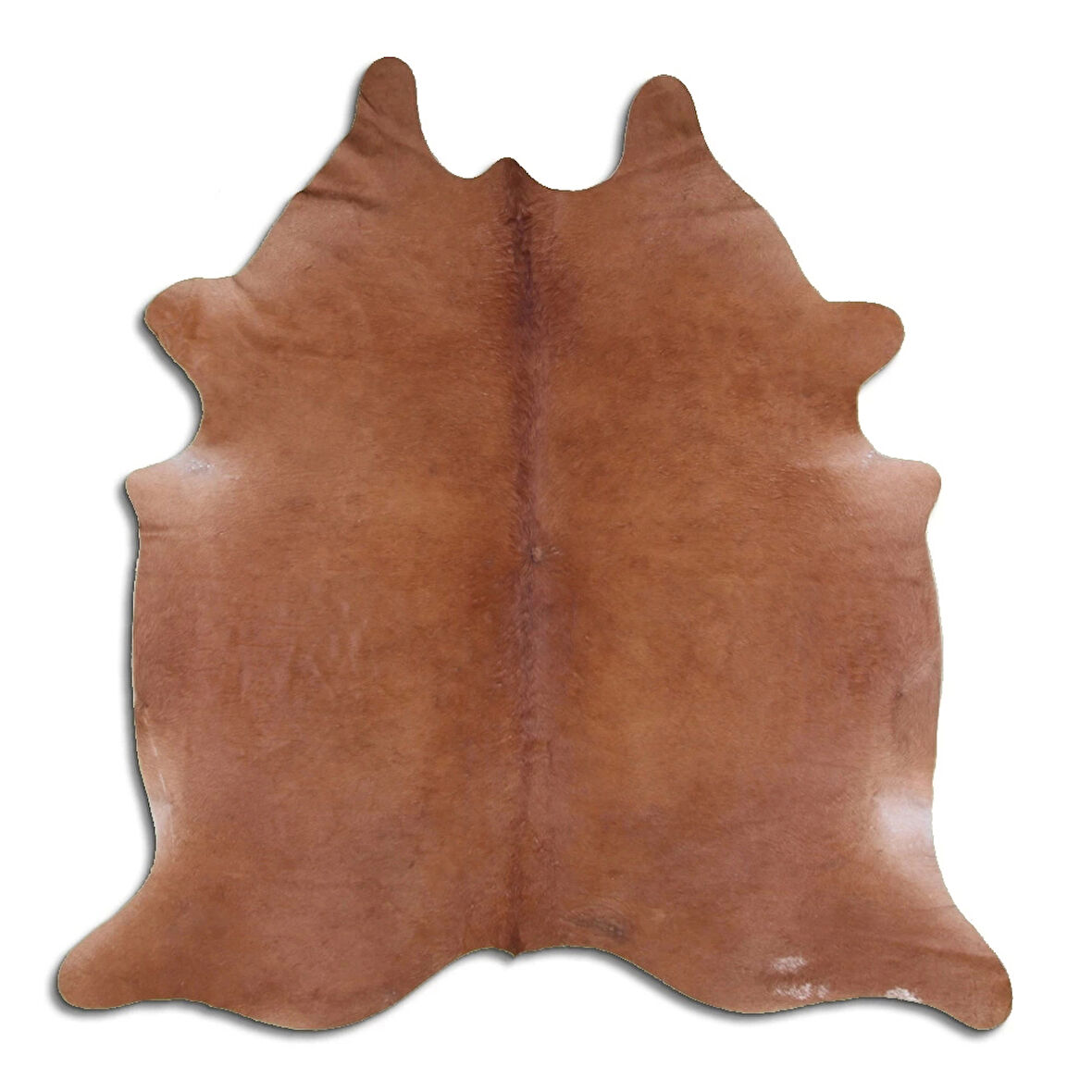 Hakiki Deri Dana Postu Düz Kahve 200 x 210 cm - 58108