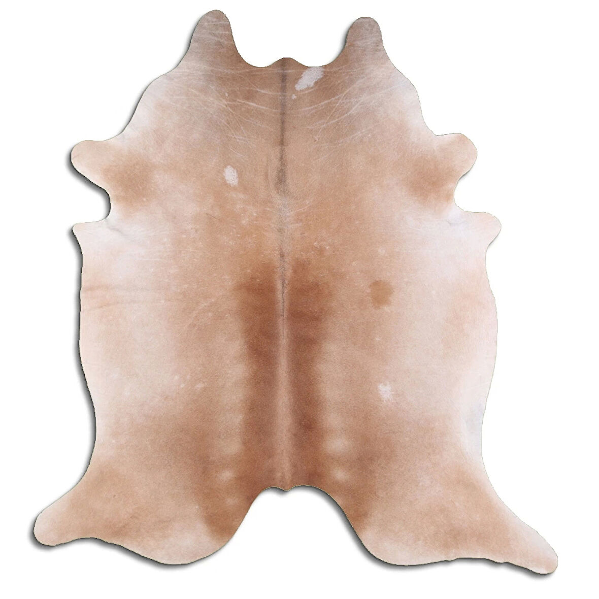 Hakiki Deri Dana Postu Düz Kahve 210 x 210 cm - 57404