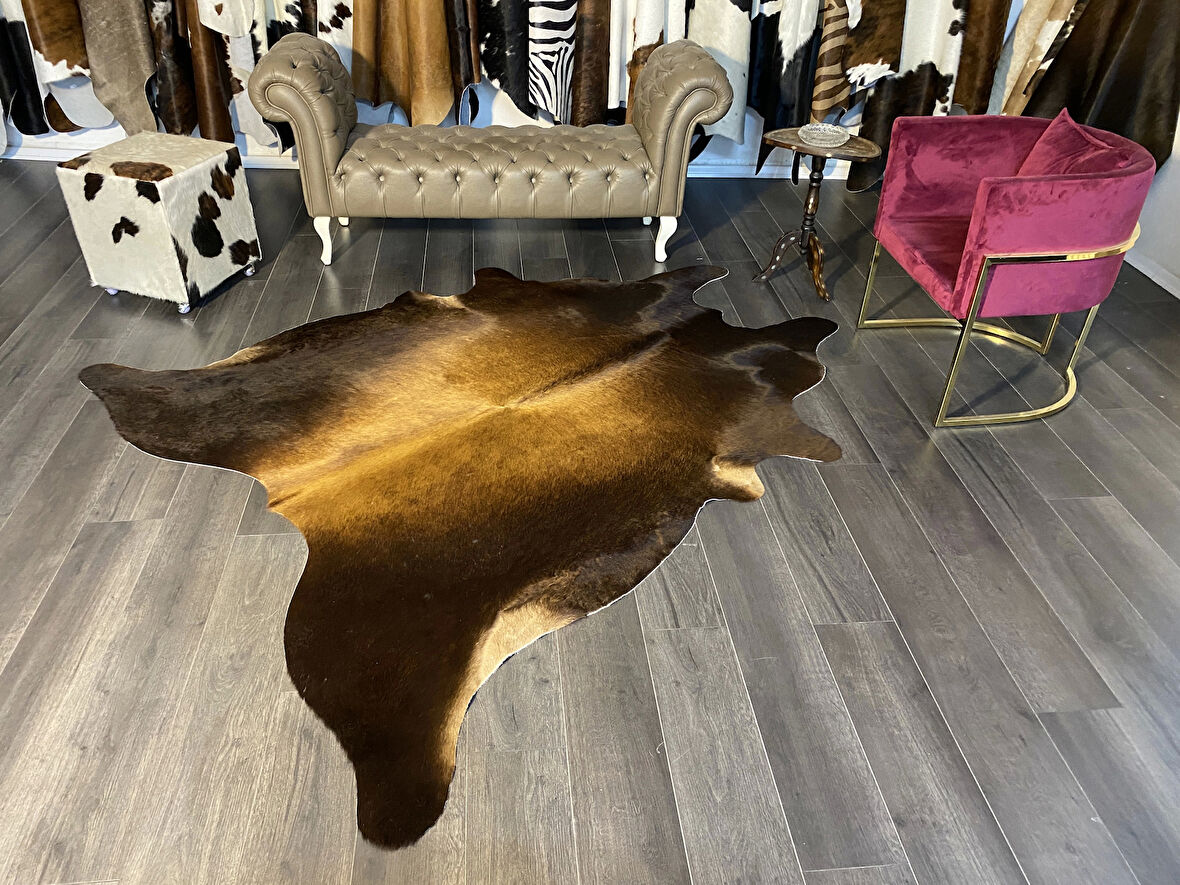 HAKİKİ DERİ DANA POSTU MIX KAHVE 200 x 235 - 1001000070