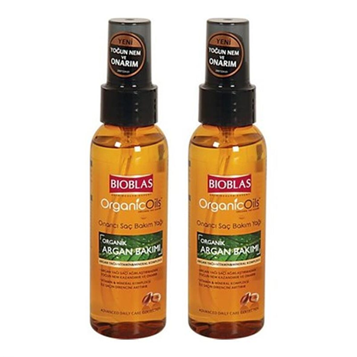 Bioblas Organic Oils Saç Bakım Argan Yağ 100 ml x 2 Adet