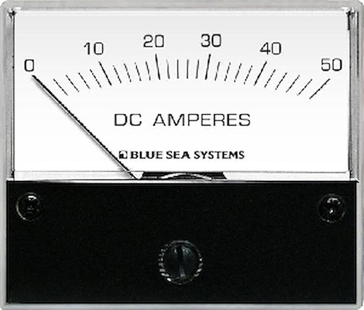 DC Ampermetre. 0-50 A. Harici şönt dahil.