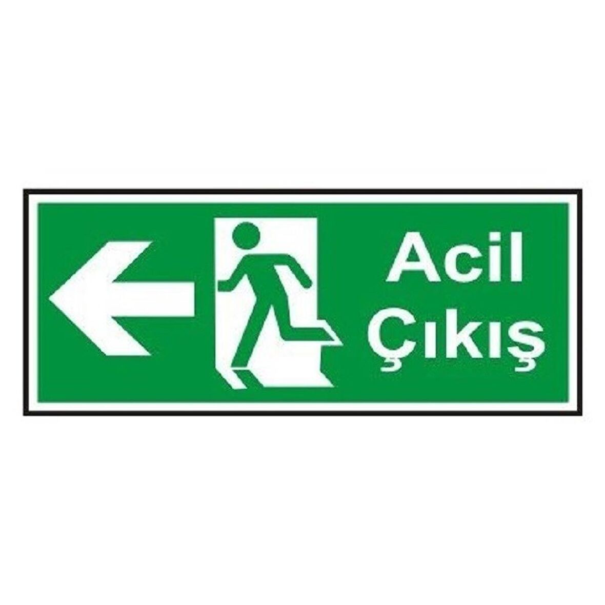 Acil Çıkış Levhası- Sol Yön