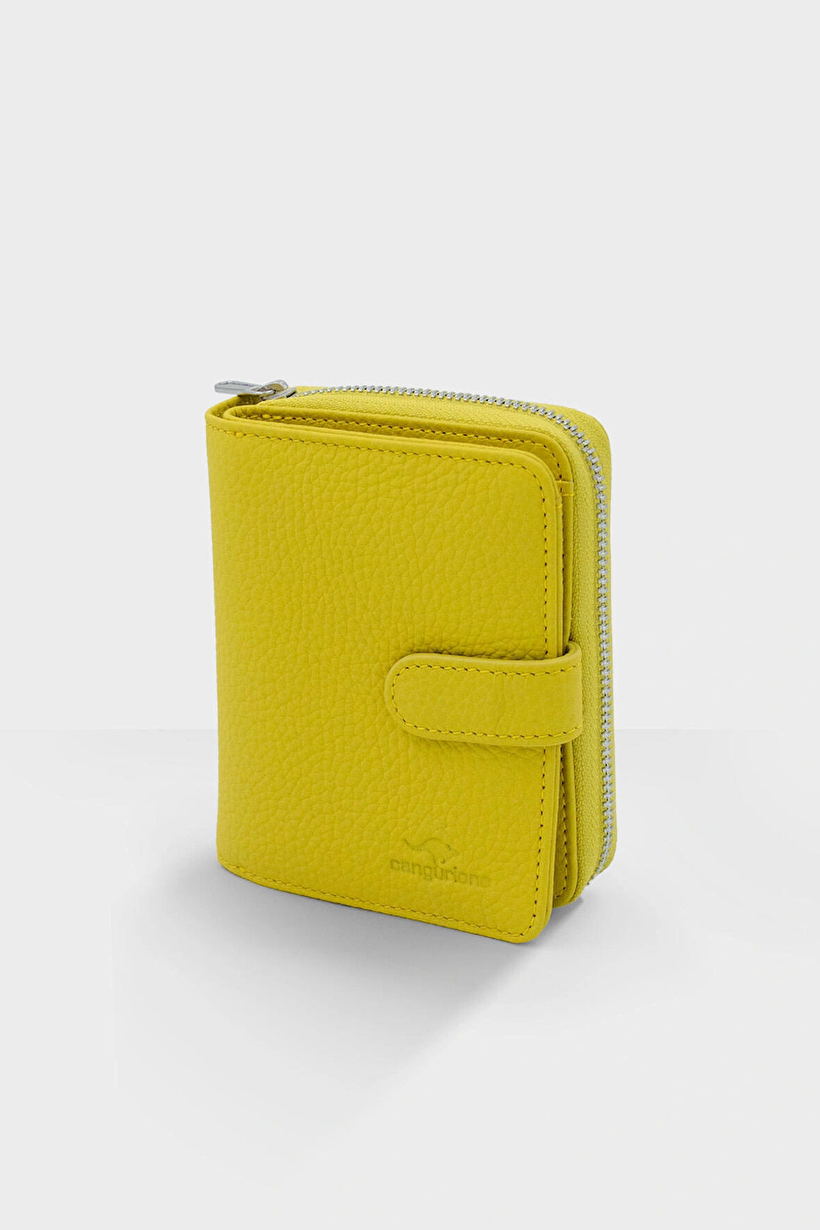 2253 Deri Kadın Cüzdanı - Sarı