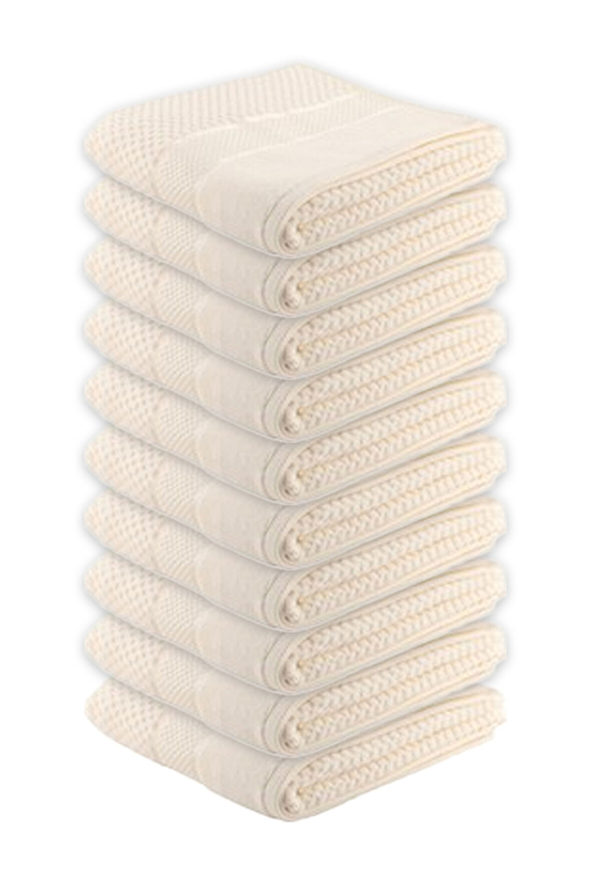 Özdilek Azra 50x90 Cm El-Yüz Havlusu Krem 10'lu