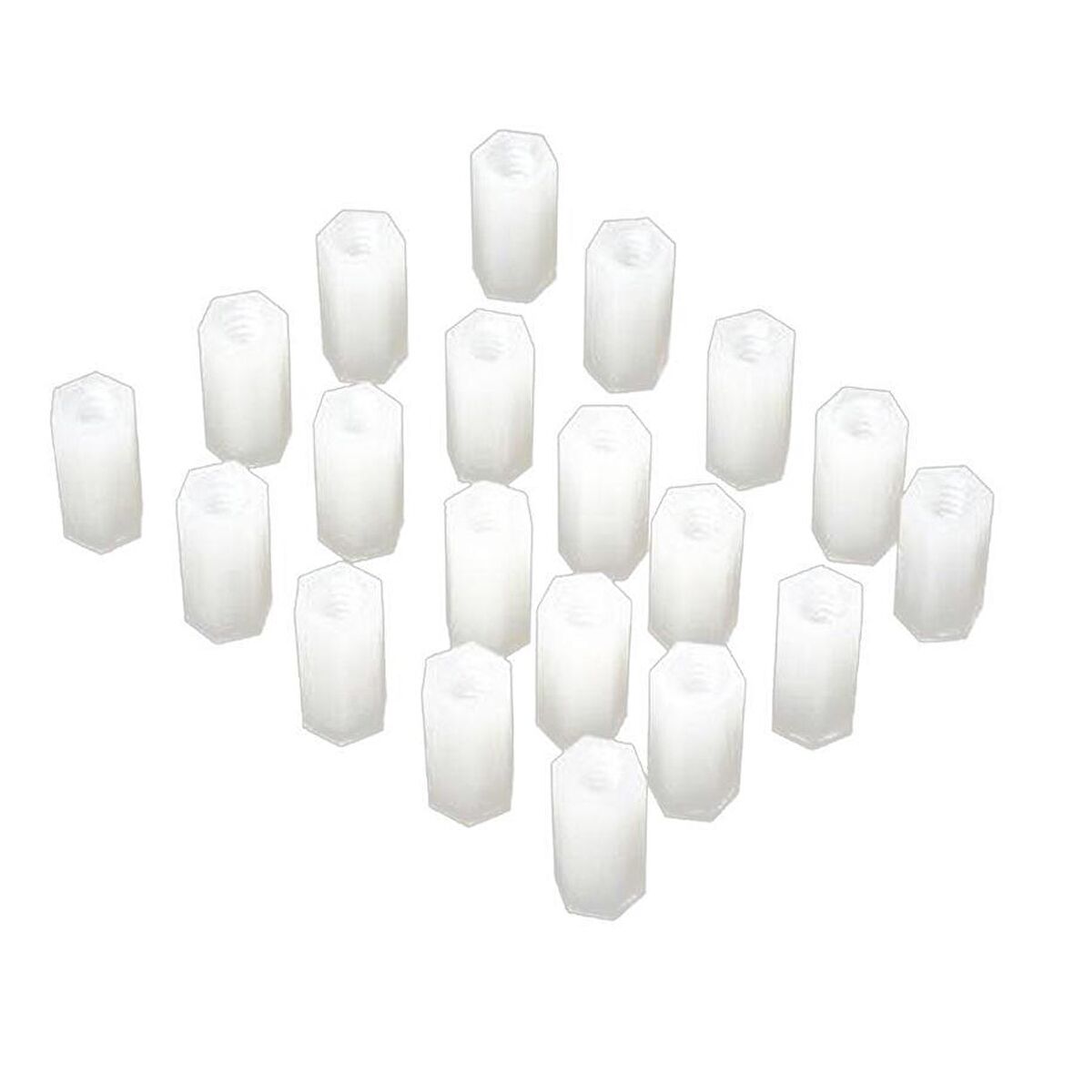M3x15mm Plastik Distans-Spacer Dişi- Dişi 1 Adet