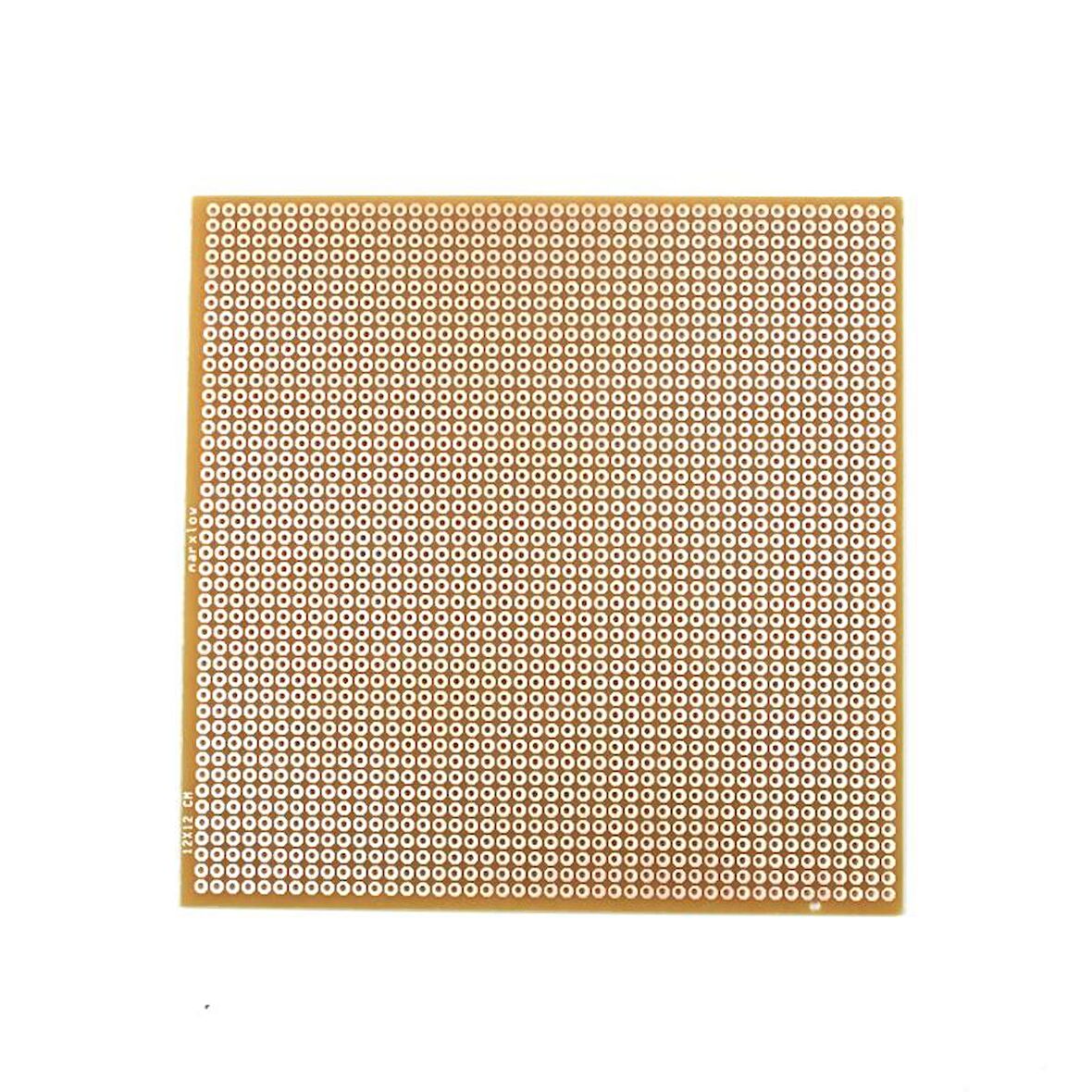 12x12 Cm Delikli Bakır Plaket