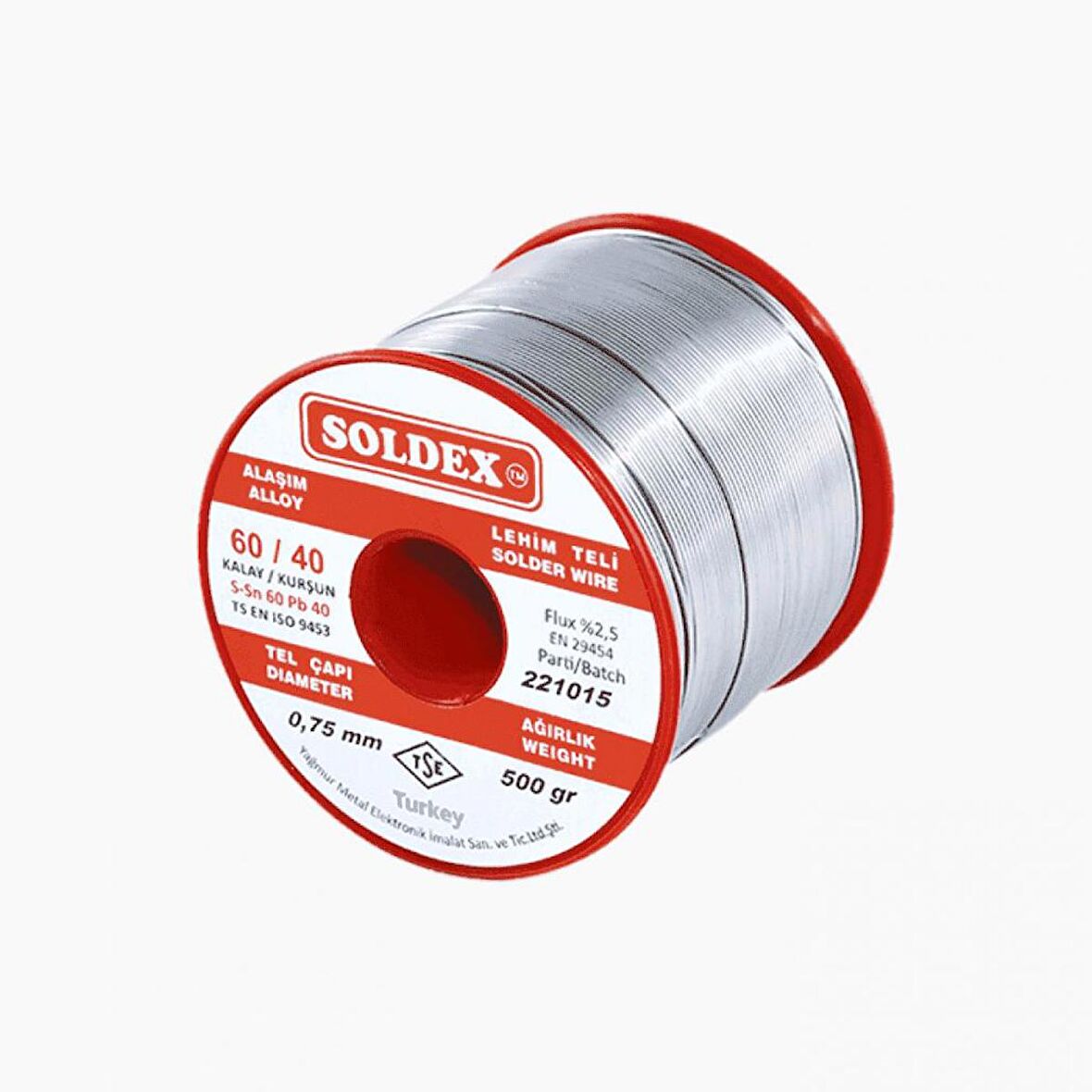 Soldex 500 Gram 0.75mm Lehim Teli