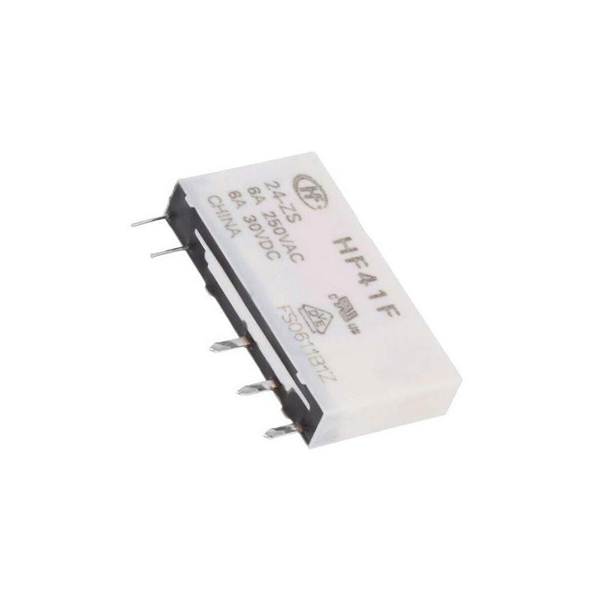HF41F Dc 24v 6a Yassı Röle 5pin 24-ZS
