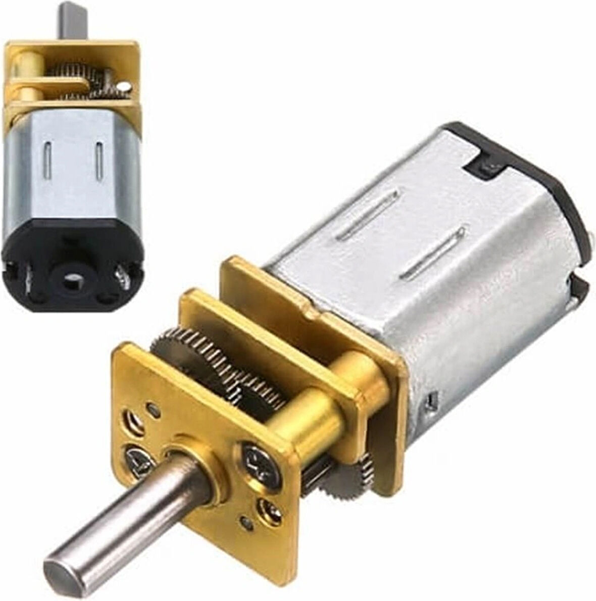 12v 3000 Rpm N20 Redüktörlü Dc Motor - (Hızlı Çizgi İzleyen Robot Motoru)