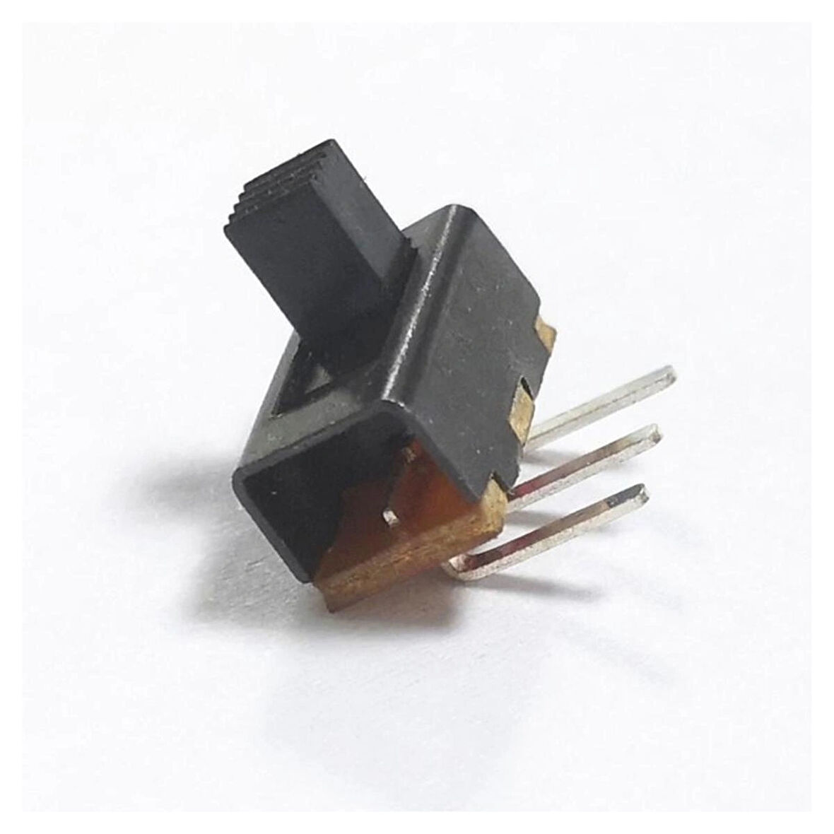 3 Pin On-Off Sürgülü Anahtar 90 Derece Eğik - Slide Switch Büyük Boy