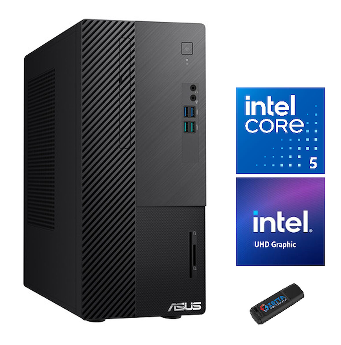 Asus WS500MEUHD-5135000020 Intel Core I5 13500 8gb 512GB SSD WINDOWS11PRO Masaüstü Bilgisayar WS500MEUHDW02+ZETTAUSBBELLEK