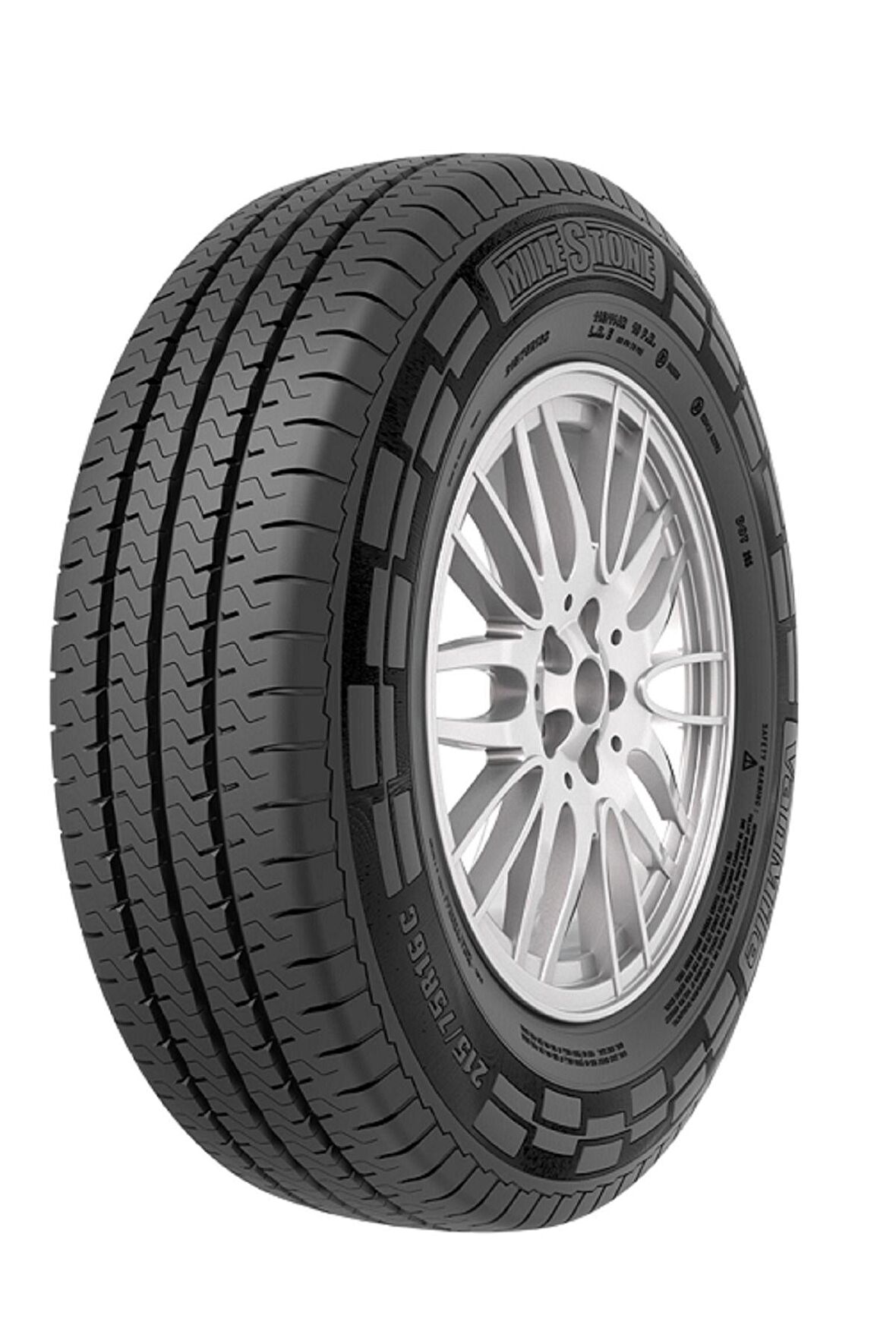Milestone 225/75 R16 C 118/116r 10pr Vanmile Hafif Ticari Yaz Lastiği( Üretim Yılı:2024)