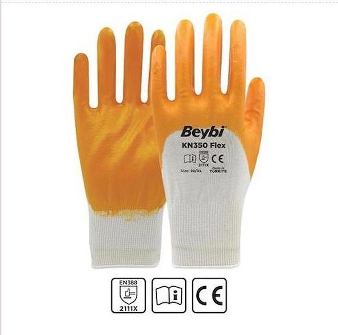 KN350 FLEX PAMUK NİTRİL ELDİVEN