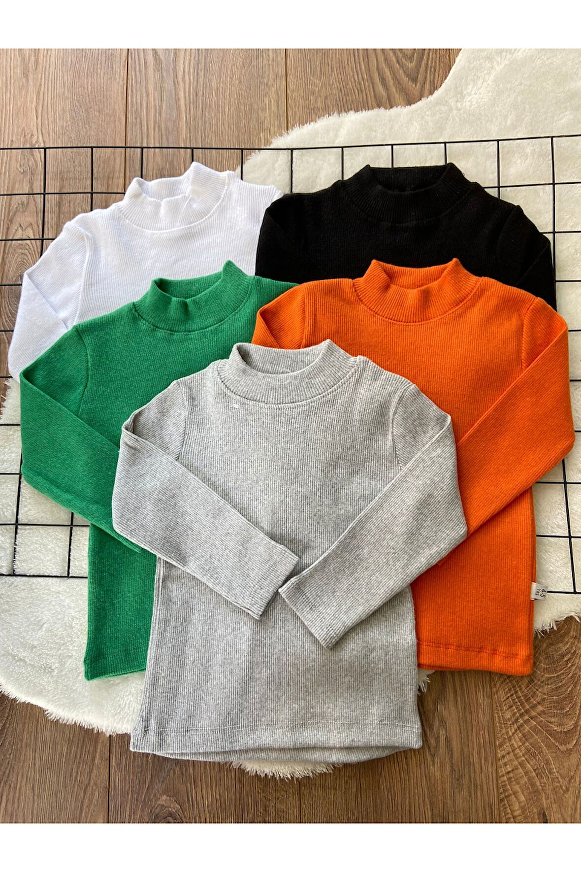 Kaşkorse Fitilli Çocuk Badi 5'li Set