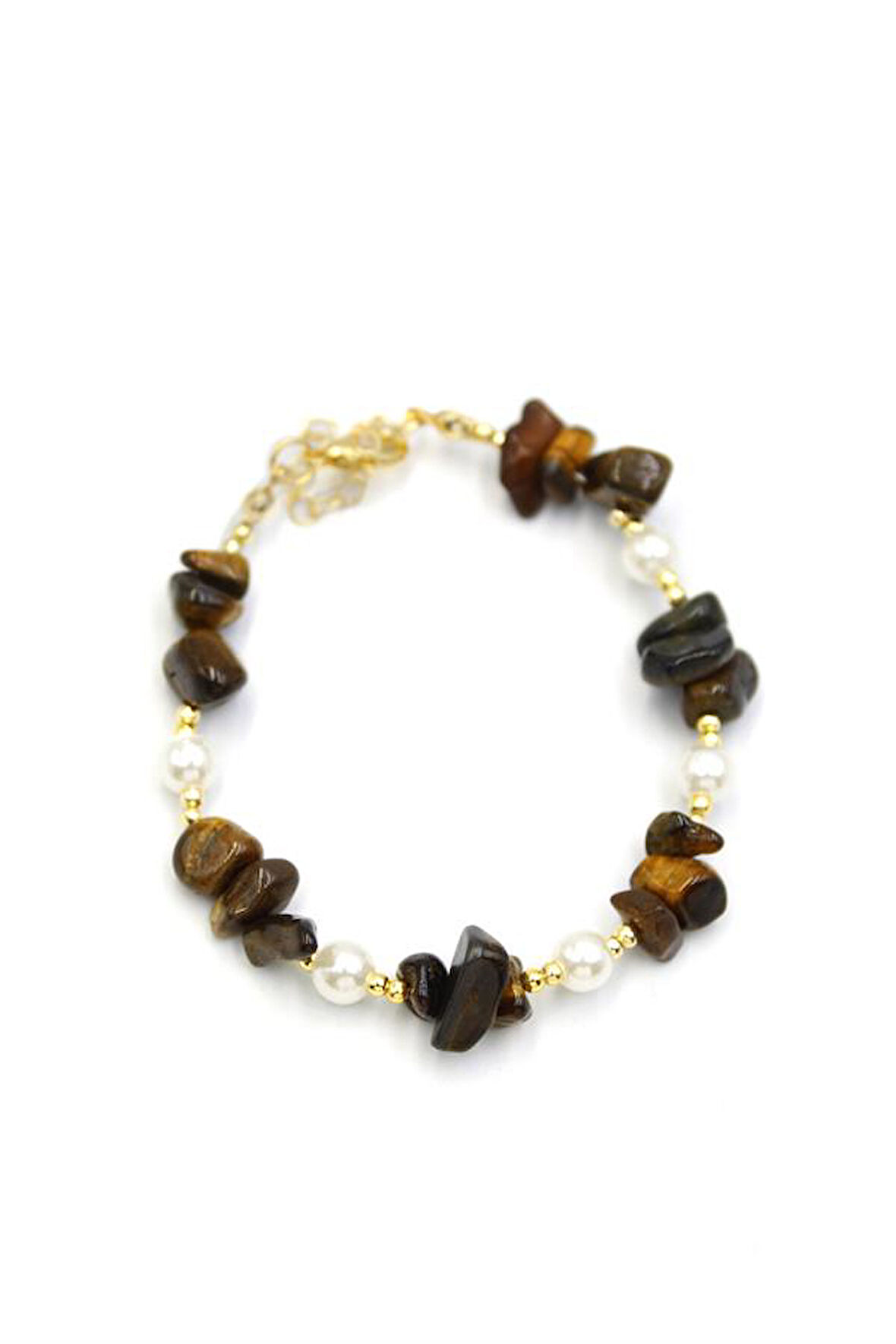 Boncuk Bileklik - Kahverengi