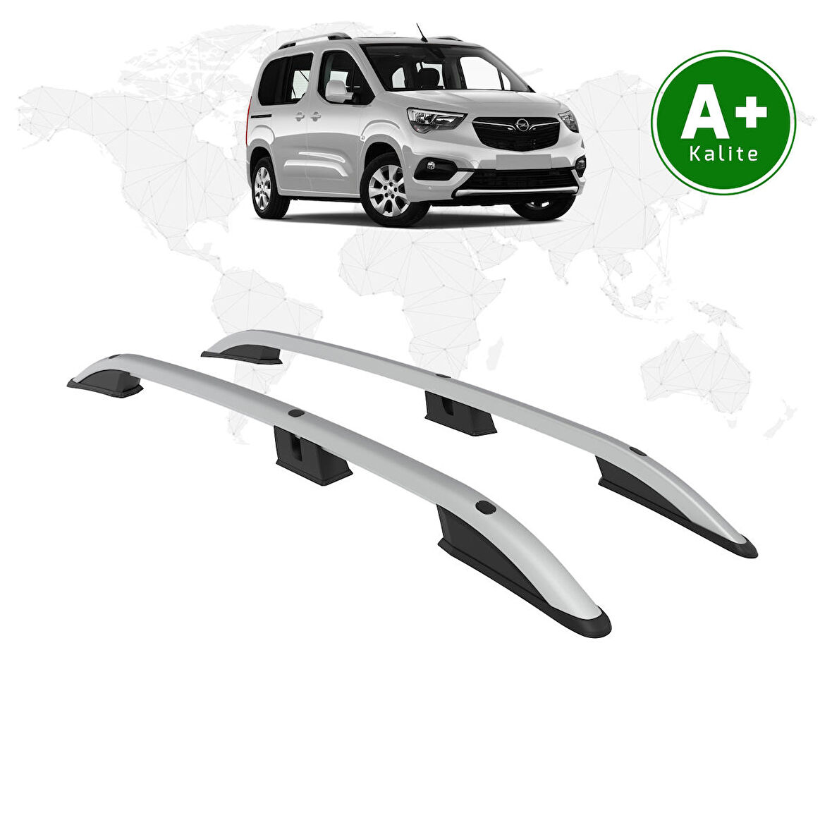 Opel Combo Tavan Çıtası Kısa Şasi 2019 Model Ve Sonrası Gri