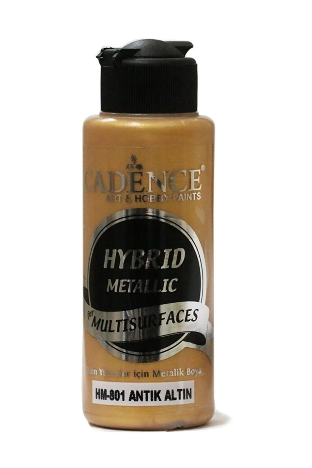 Tüm Yüzeyler Için Metalik Boya Antık Altın Hm-801 120ml