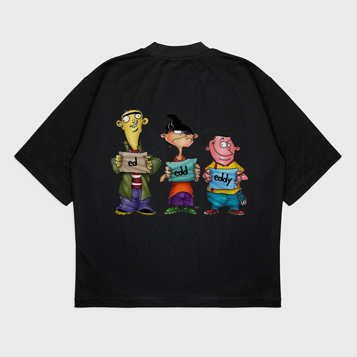 Oversize 'ed, edd, eddy' Baskılı T-shırt