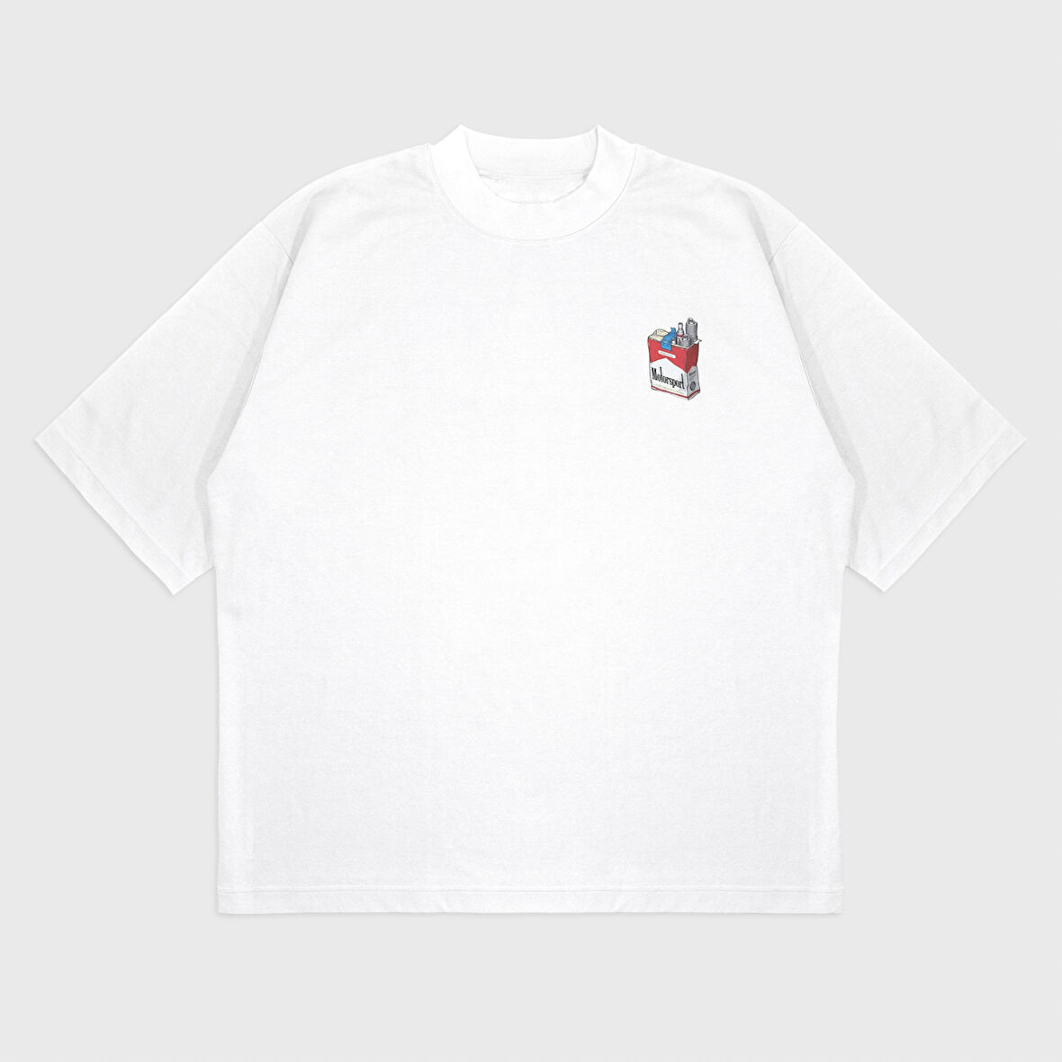 Oversize 'Enjoyable' Baskılı T-Shırt