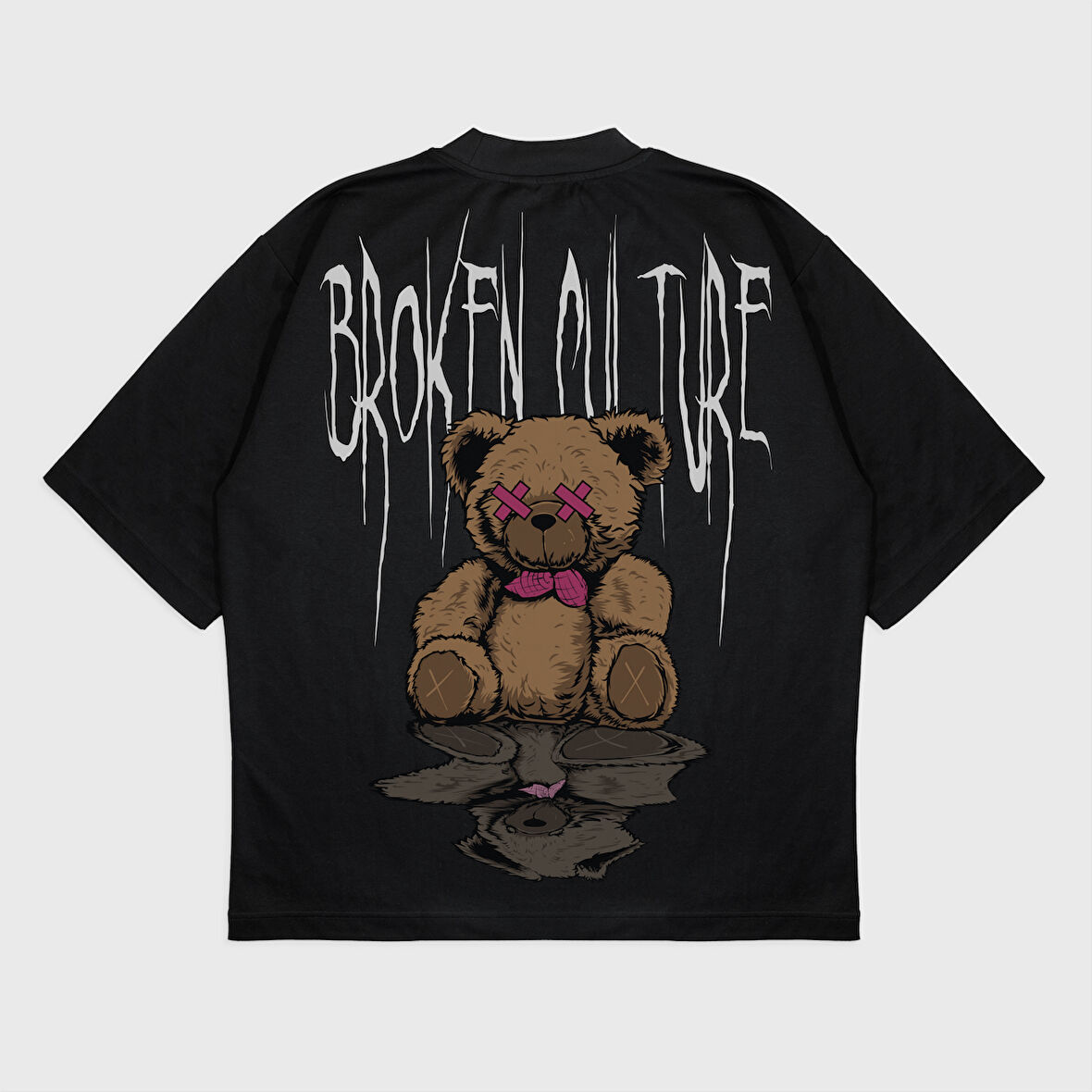 Oversize 'Broken' T-Shırt