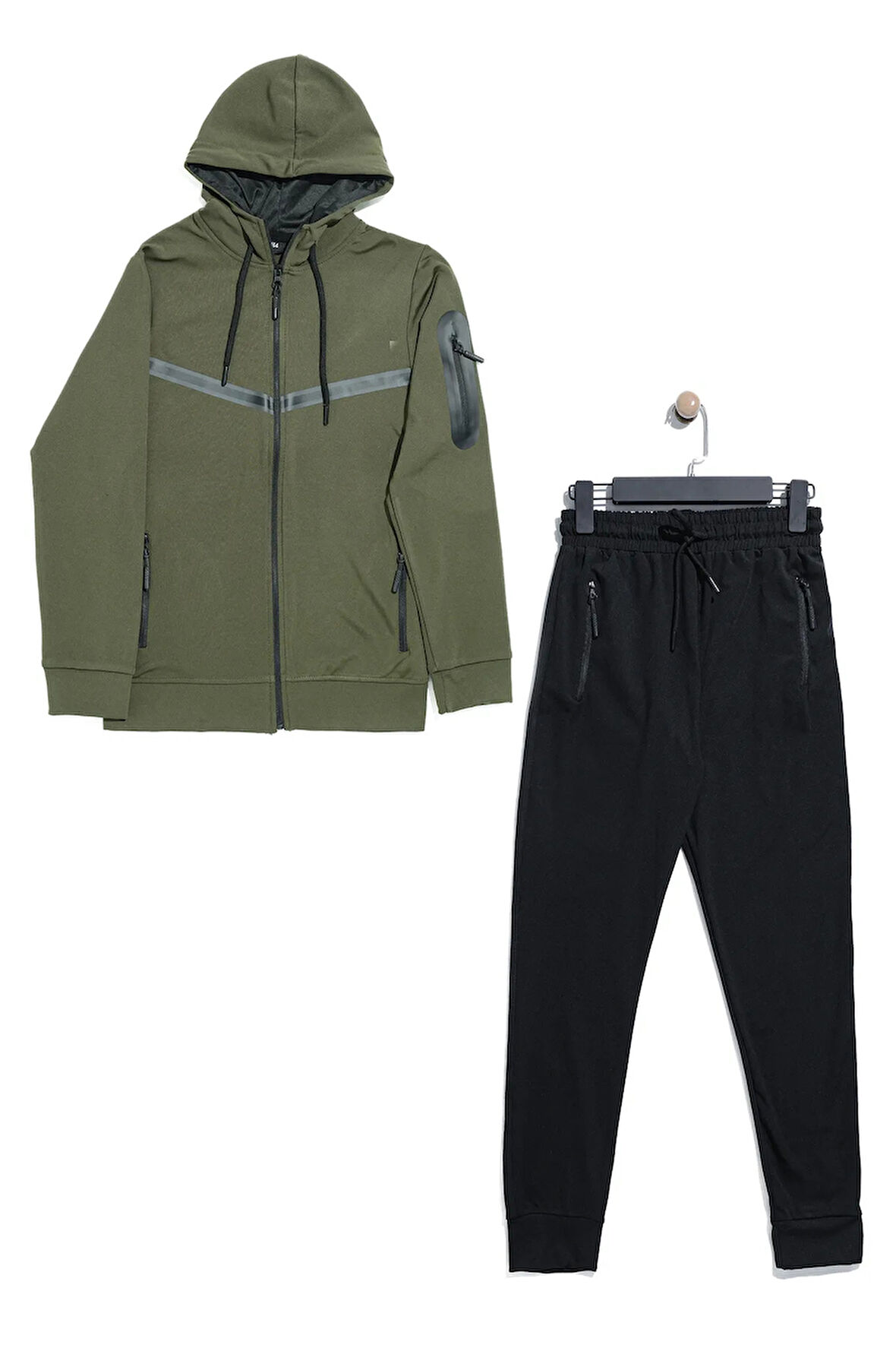 Unısex Dalgıç Kumaş Kapüşonlu Eşofman Takımı ESF-600