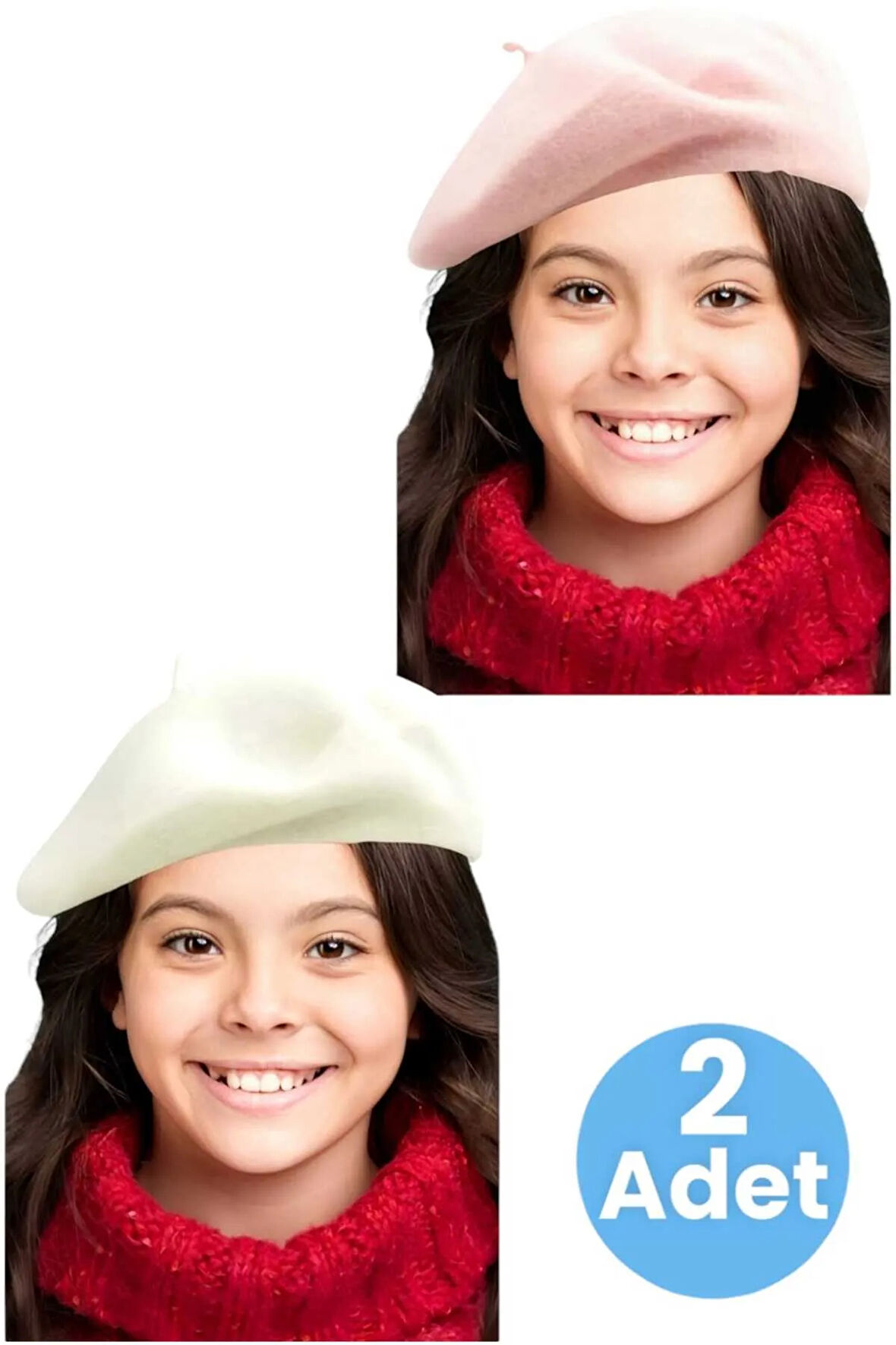 Uniquetrenders Kız Çocuk Fransız 2'li Ressam Bere