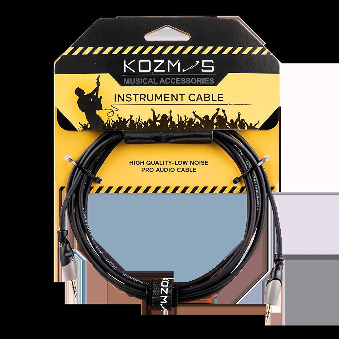 Kozmos KCL-160-3M 3,5mm Siyah/Gri Stereo 3mt Kablo