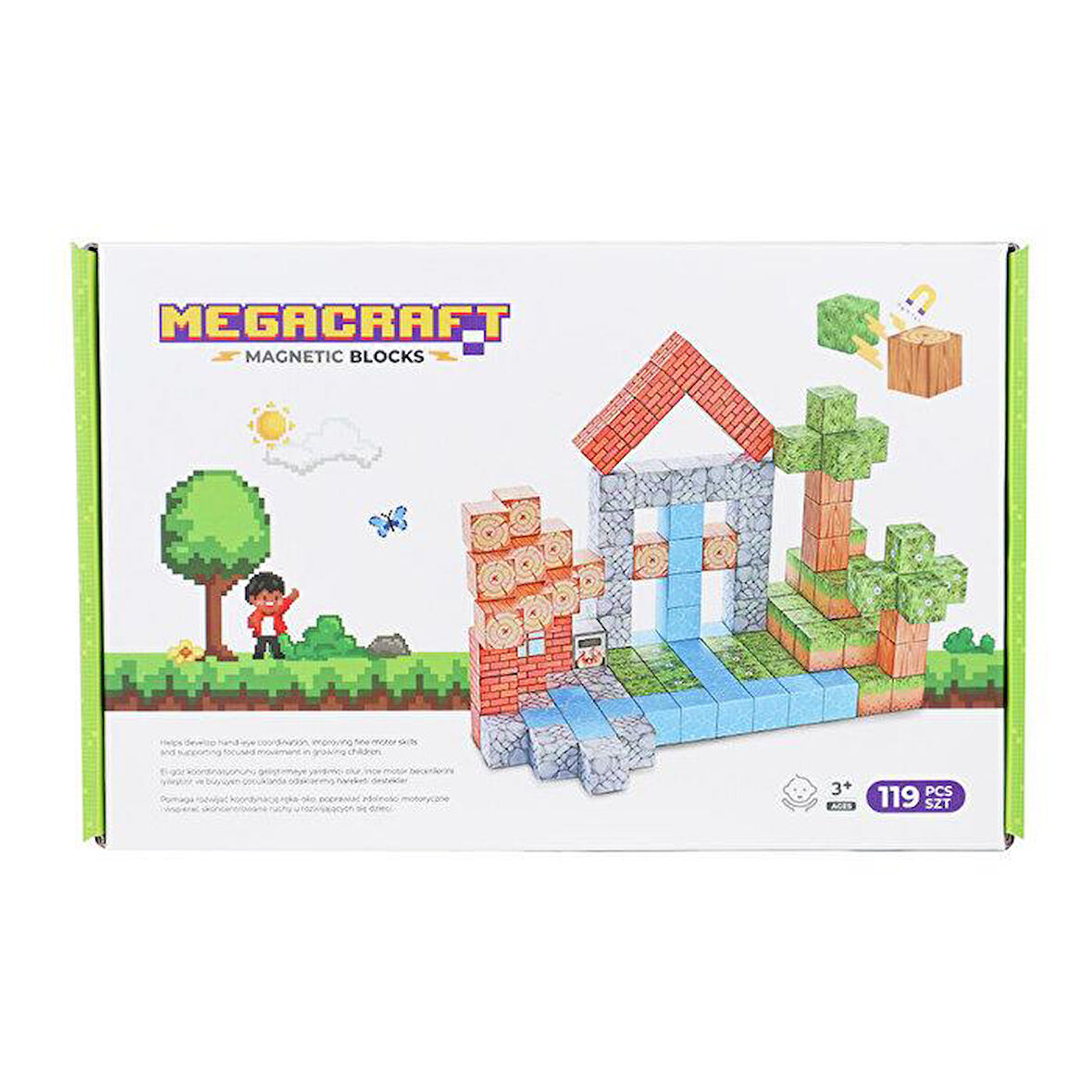 Megacraft Manyetik Bloklar Orman Temalı 119 Parça