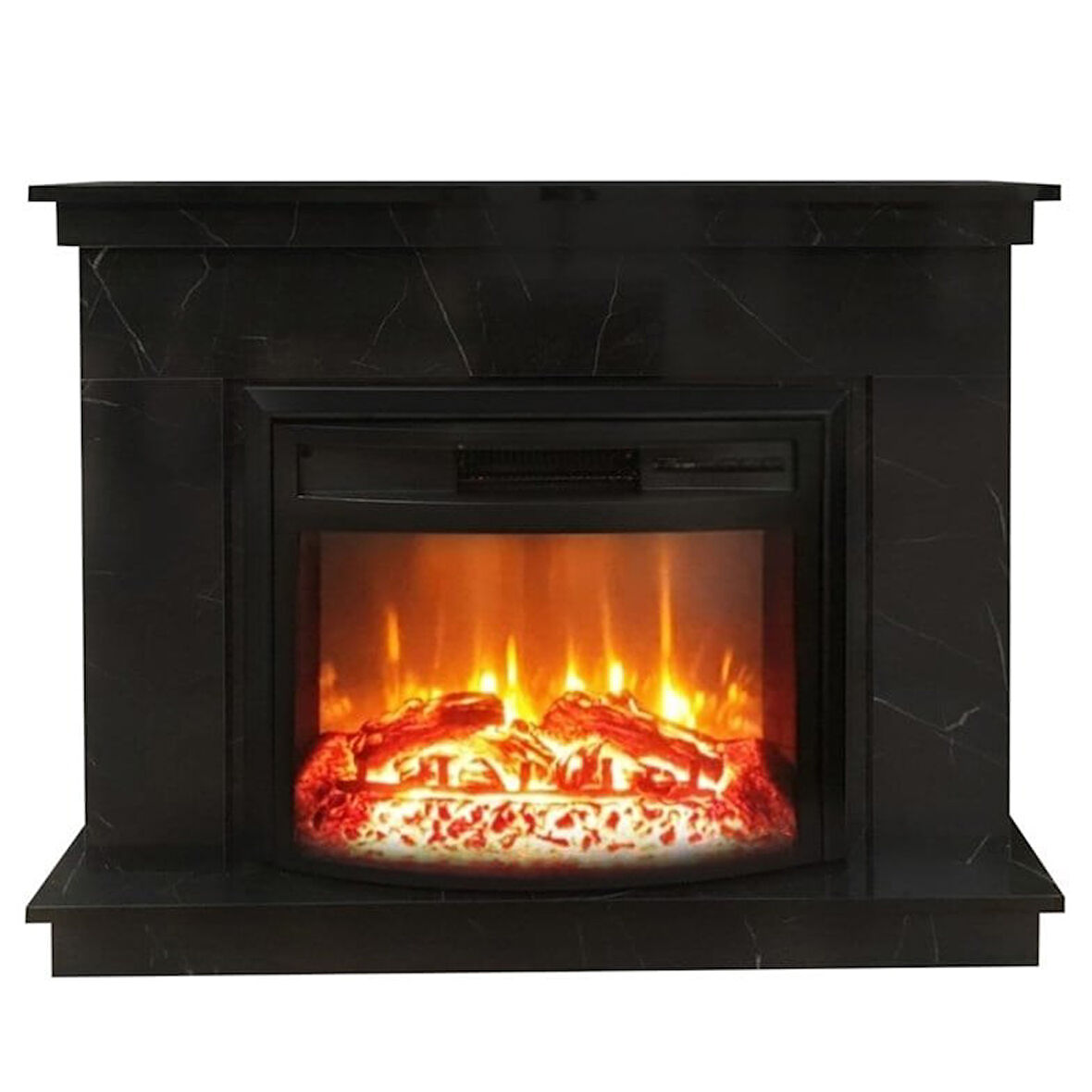 Dlc 1165 Ceningan 1800 Watt Mermer Desenli Dekoratif Elektrikli Şömine