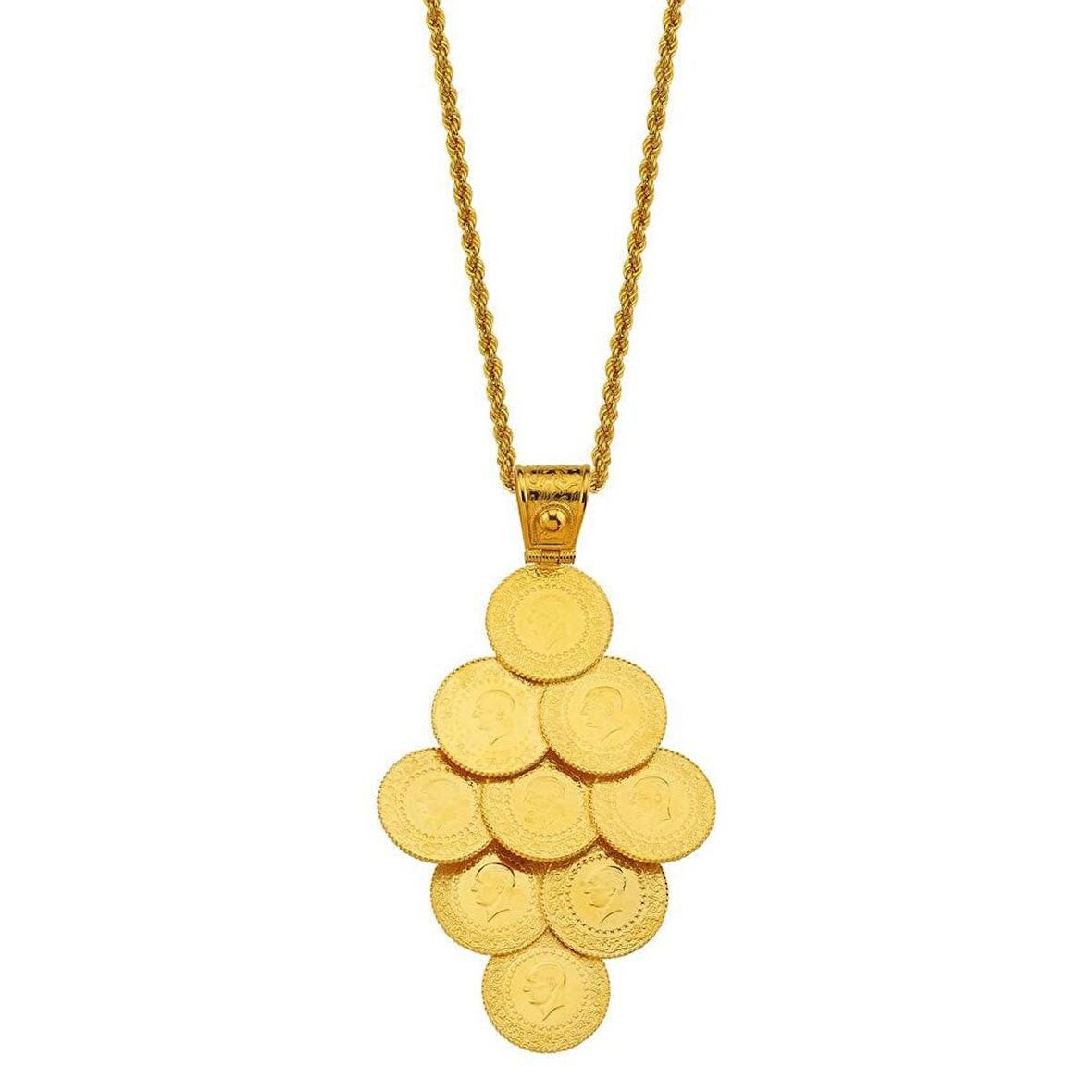 Bilezikhane Çeyrek Altınlı 22 Ayar Kolye 25.80 Gram