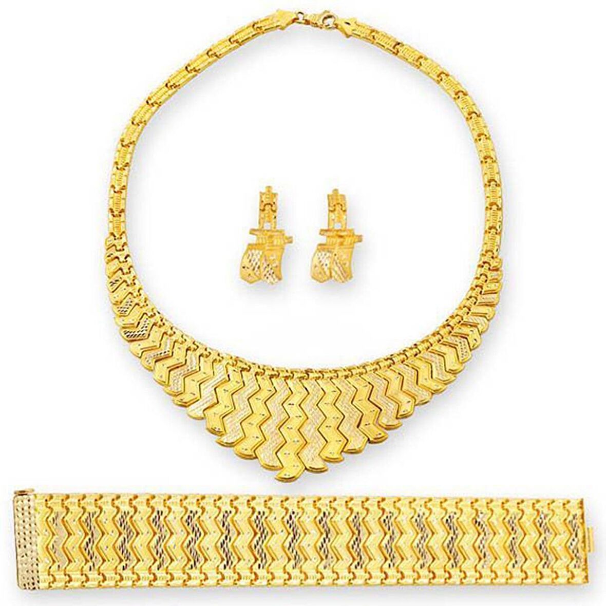 Bilezikhane Nişan Set Kraliçe Model 92,53 Gram 22 Ayar Altın
