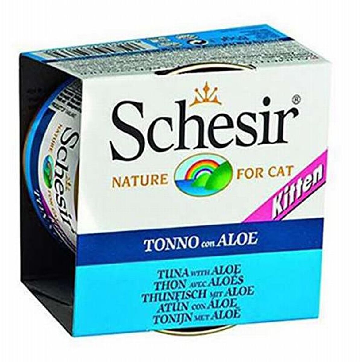 Schesir Ton Balıklı ve Aloeveralı Yavru Kedi Konservesi 6x85 Gr 