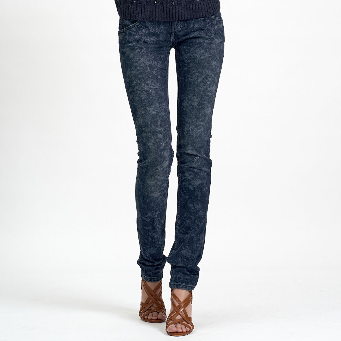 DKNY Jeans Kadın Dar Kot Pantolon
