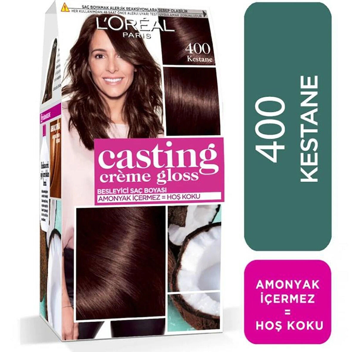 Loreal Paris Casting Creme Gloss Saç Boyası 400 Kestane