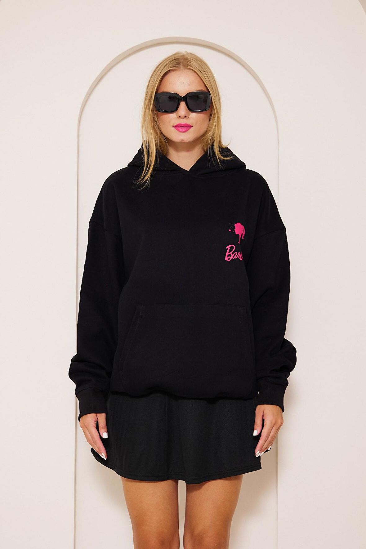 Barbie Baskı Oversize Sweatshirt