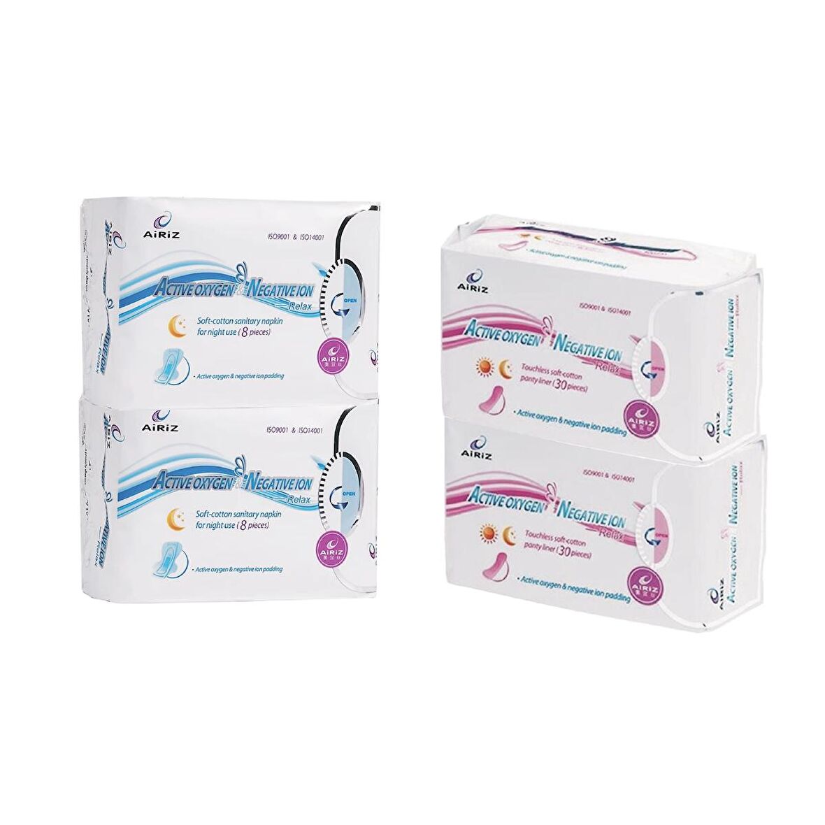 Tiens Airiz Günlük 30lu 2 Paket, Gece 8li 2 paket (4 Paket 76 Adet)
