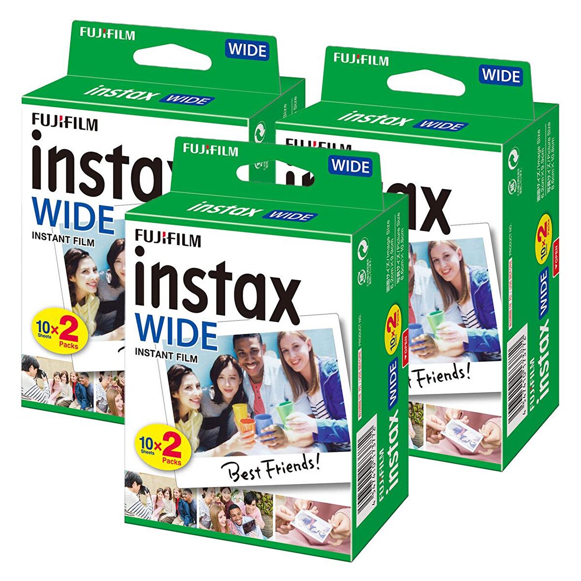 Instax Wide 20'li Film 3'lü Set 60 Poz