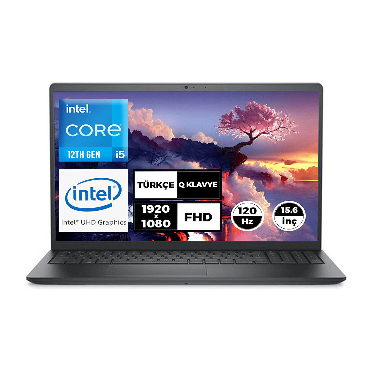 DELL VOSTRO 3520 i5-1235U 8GB 512GB SSD UBUNTU 15.6" FHD Taşınabilir Bilgisayar N1611PVNB3520U0