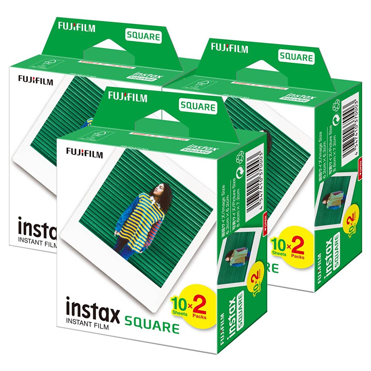 Instax Kare-Square 20'li Film 3'lü Set 60 Poz