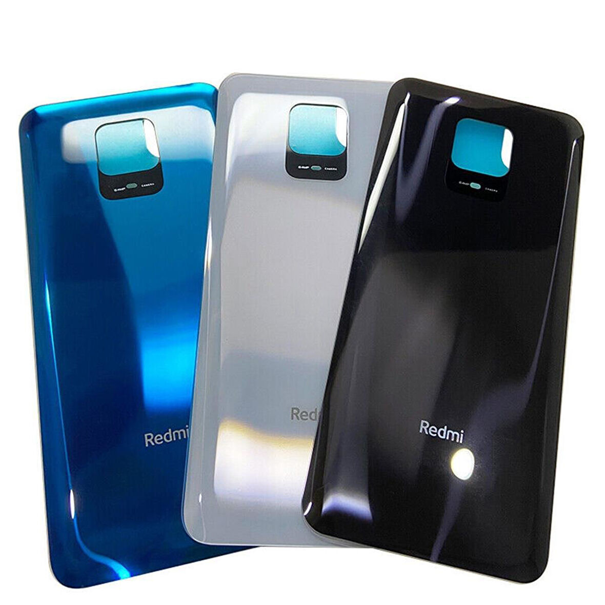 Gmr Redmi Uyumlu Note 9S Pil Kapağı Siyah