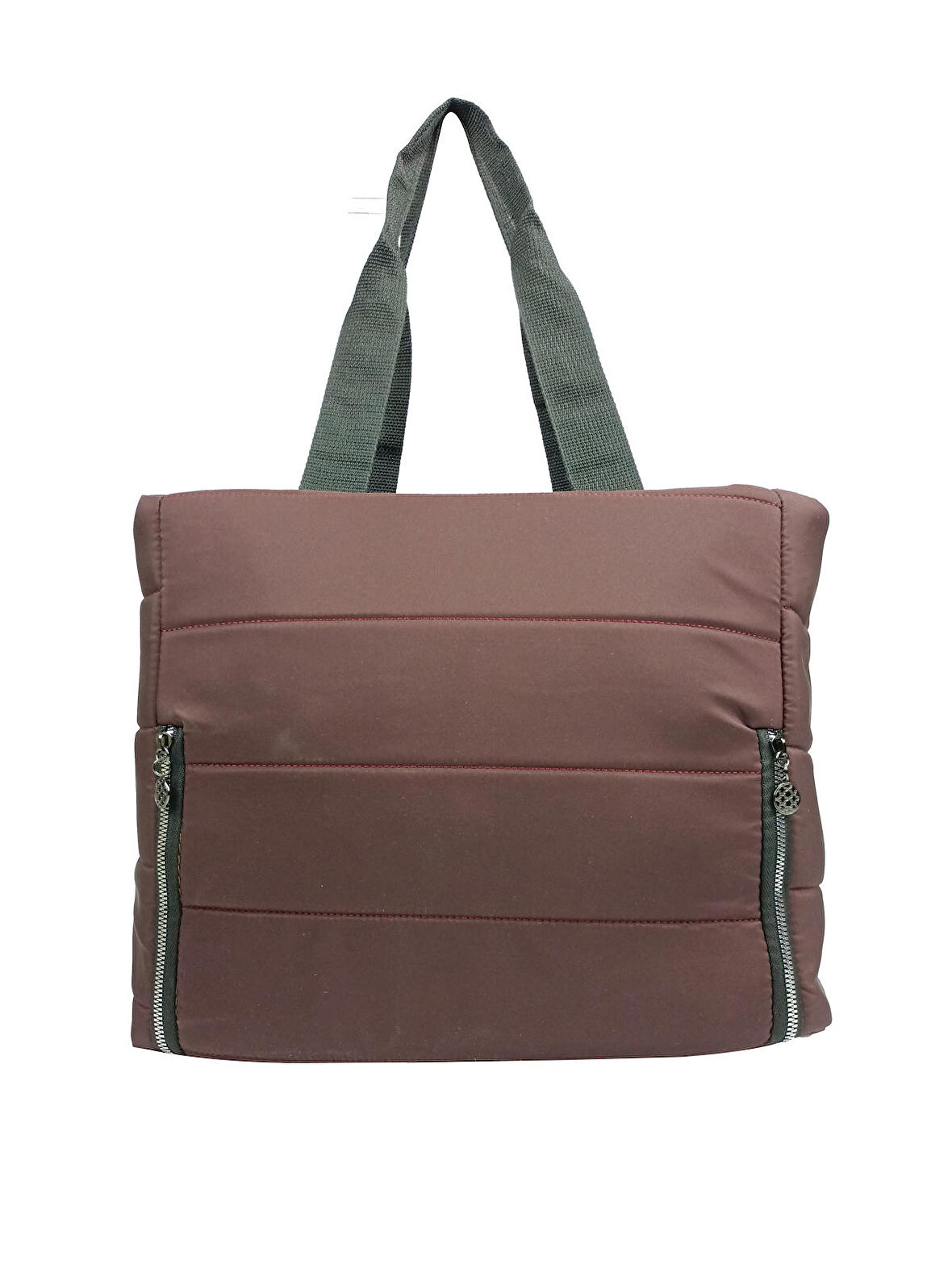 SİA ÇANTA Samilon Kabartmalı Puf Kumaş Shopper Çanta Rahat Omuz Askılı Hafif , İç Astarlı , Ön Cift Fermuarlı Göz  Kaliteli Mükemmel İşçilik Geniş Rahat Hafif Çanta