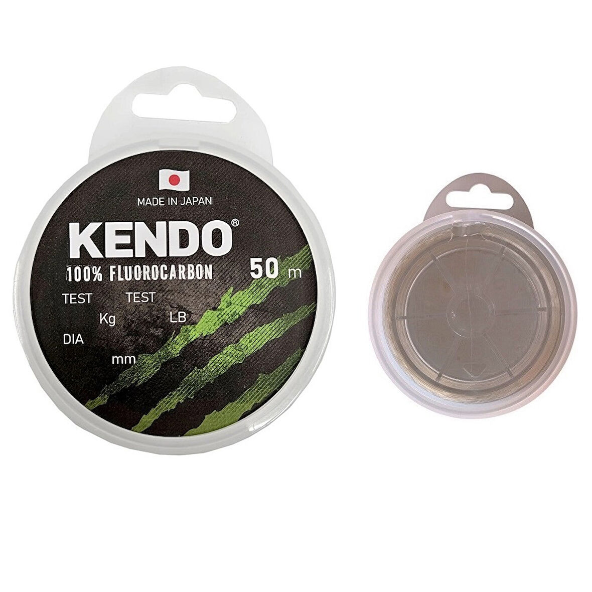 Kendo 100% Fluorocarbon White 50mt 0.38mm Misina