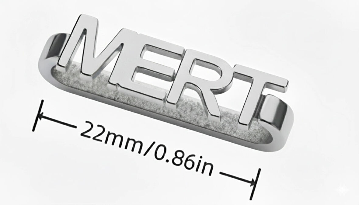 Apple Watch Uyumlu Gümüş Saat Isimlik